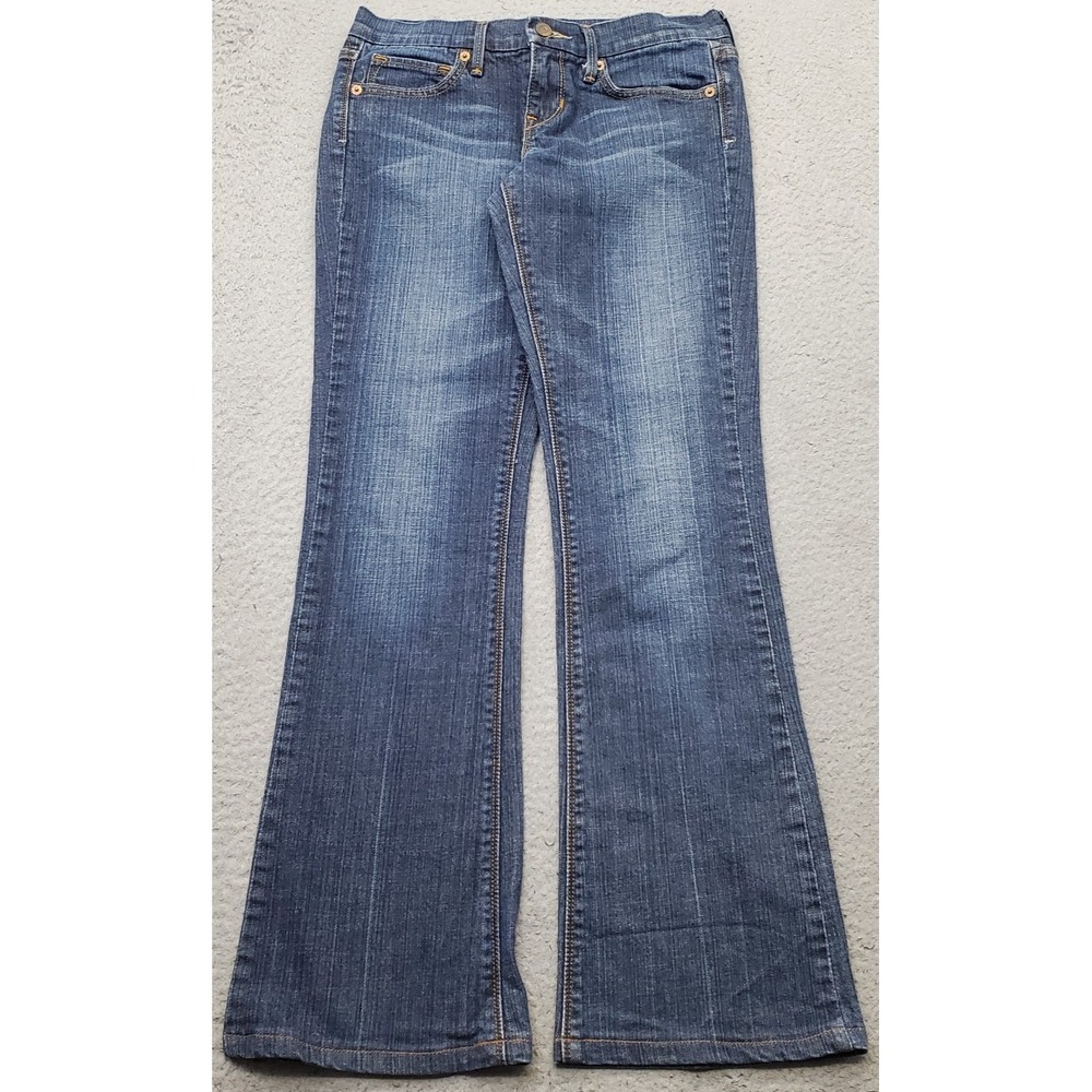 Levi's 422 Bootcut Jeans Womens 3/26 Blue Denim Original Fit Medium Wash Faded